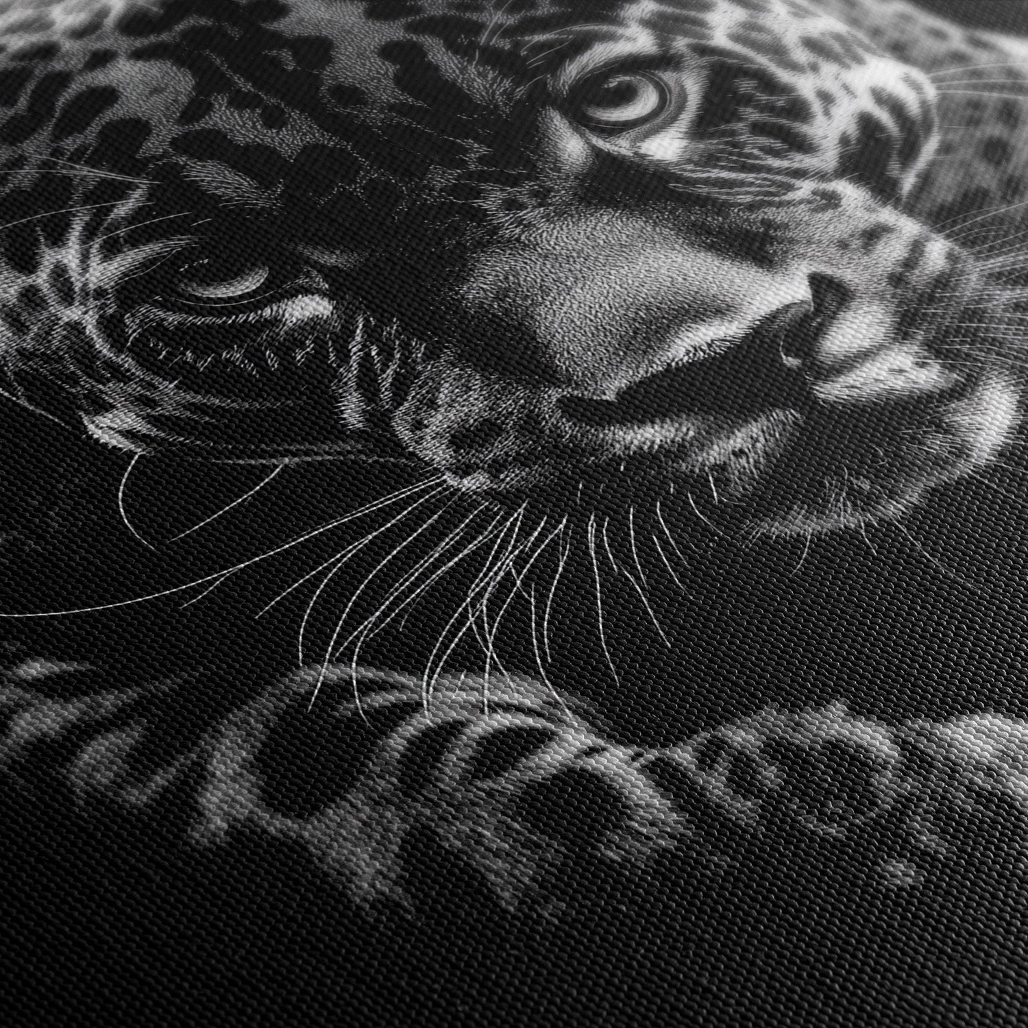 JUMPING JAGUAR*Canvas*40x60*Canvas*Kunstwerk*Masculina.nl