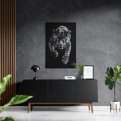 JUMPING JAGUAR*Canvas*40x60*Canvas*Kunstwerk*Masculina.nl