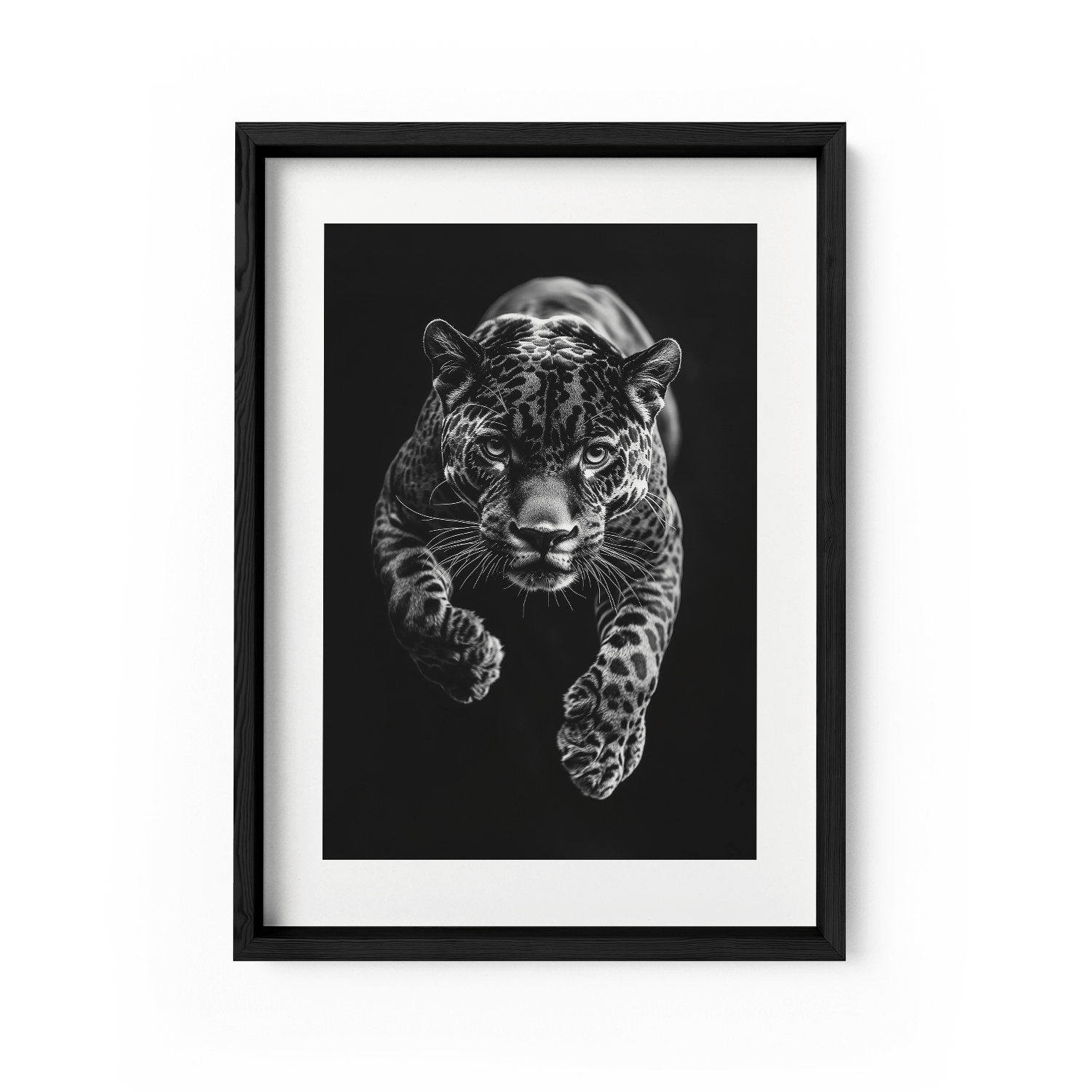 JUMPING JAGUAR*Papier*40x60*Papier*Kunstwerk*Masculina.nl
