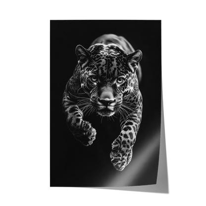 JUMPING JAGUAR*Papier*40x60*Papier*Kunstwerk*Masculina.nl