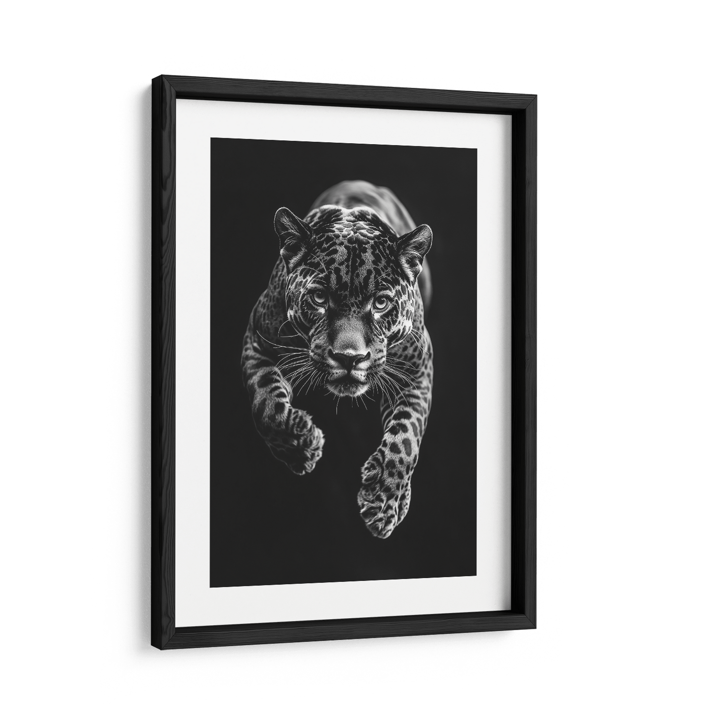 JUMPING JAGUAR*Papier*40x60*Papier*Kunstwerk*Masculina.nl
