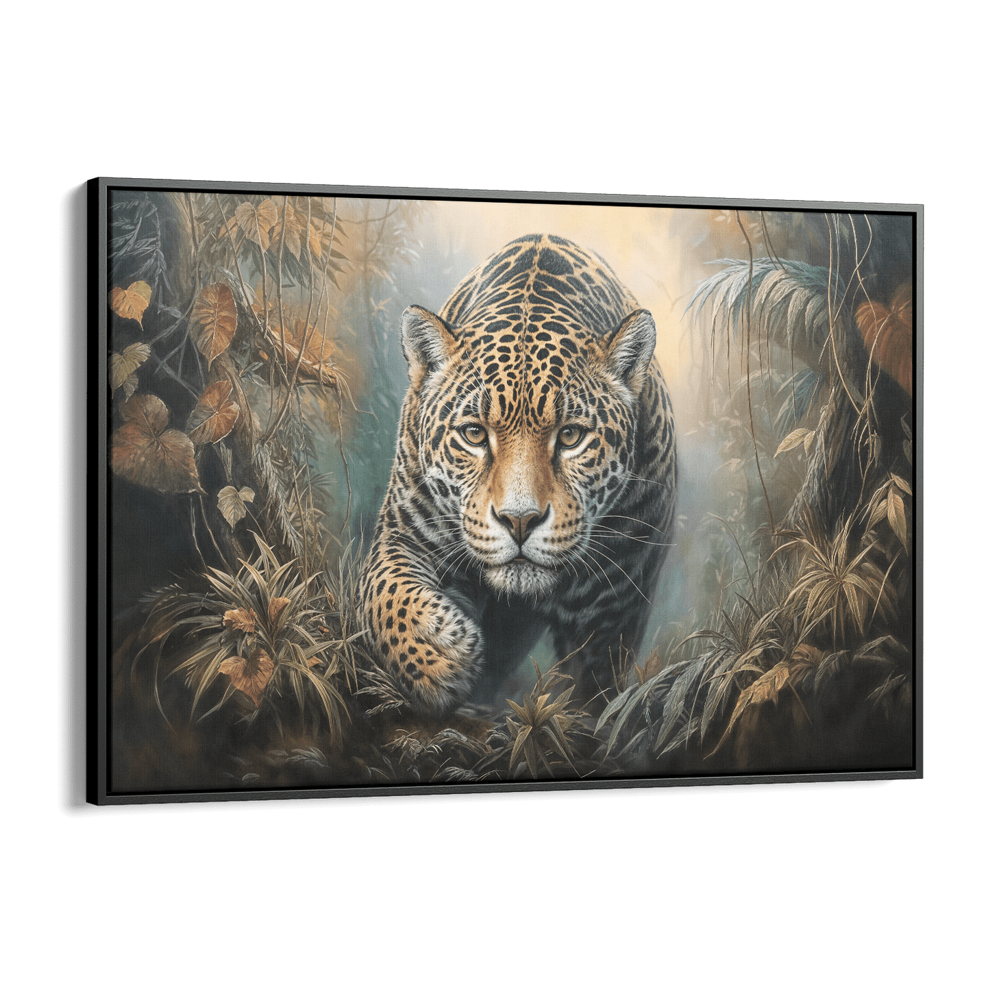 JUNGLE JAGUAR*Canvas*60x40*Baklijst*Kunstwerk*Masculina.nl