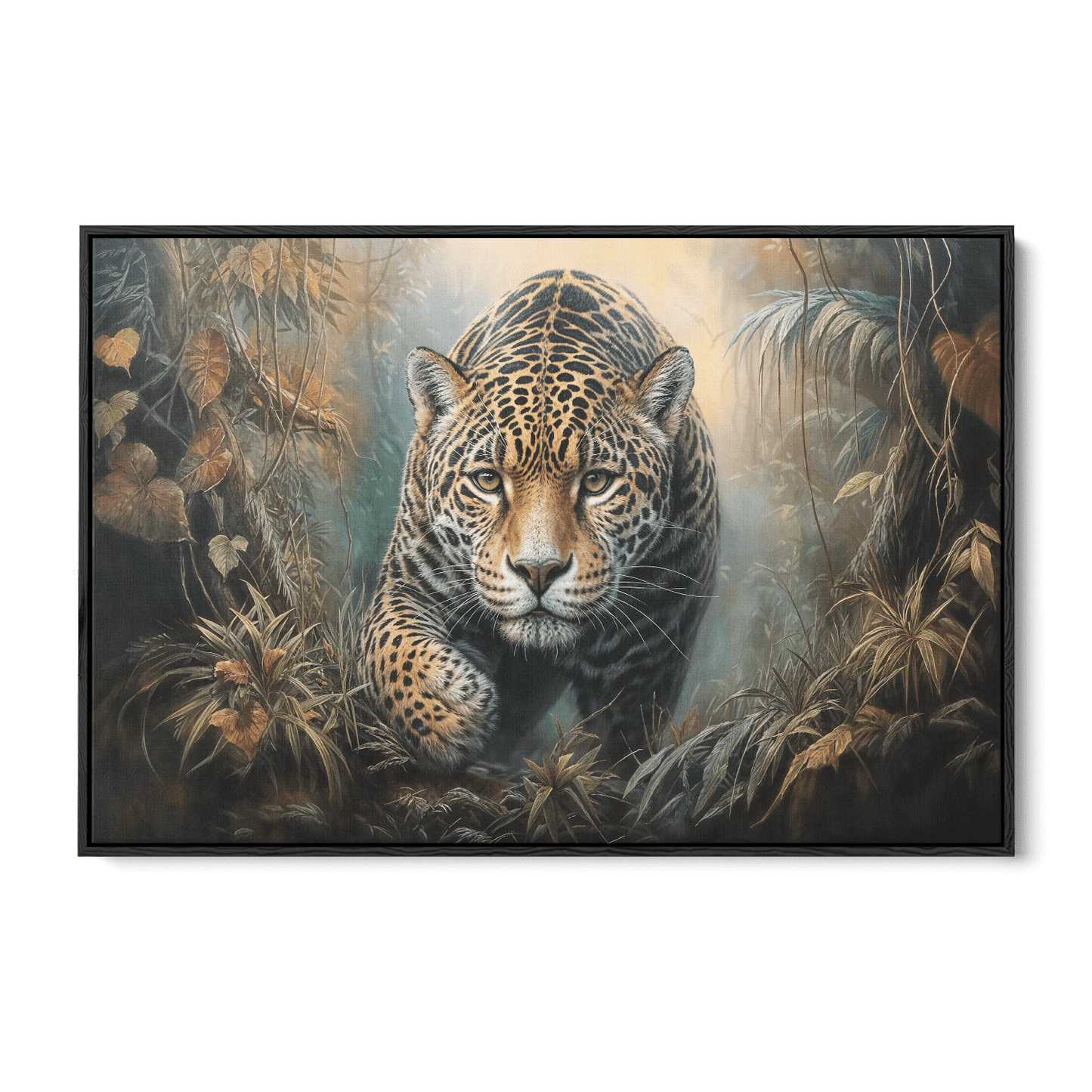JUNGLE JAGUAR*Canvas*60x40*Baklijst*Kunstwerk*Masculina.nl