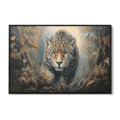 JUNGLE JAGUAR*Canvas*60x40*Baklijst*Kunstwerk*Masculina.nl
