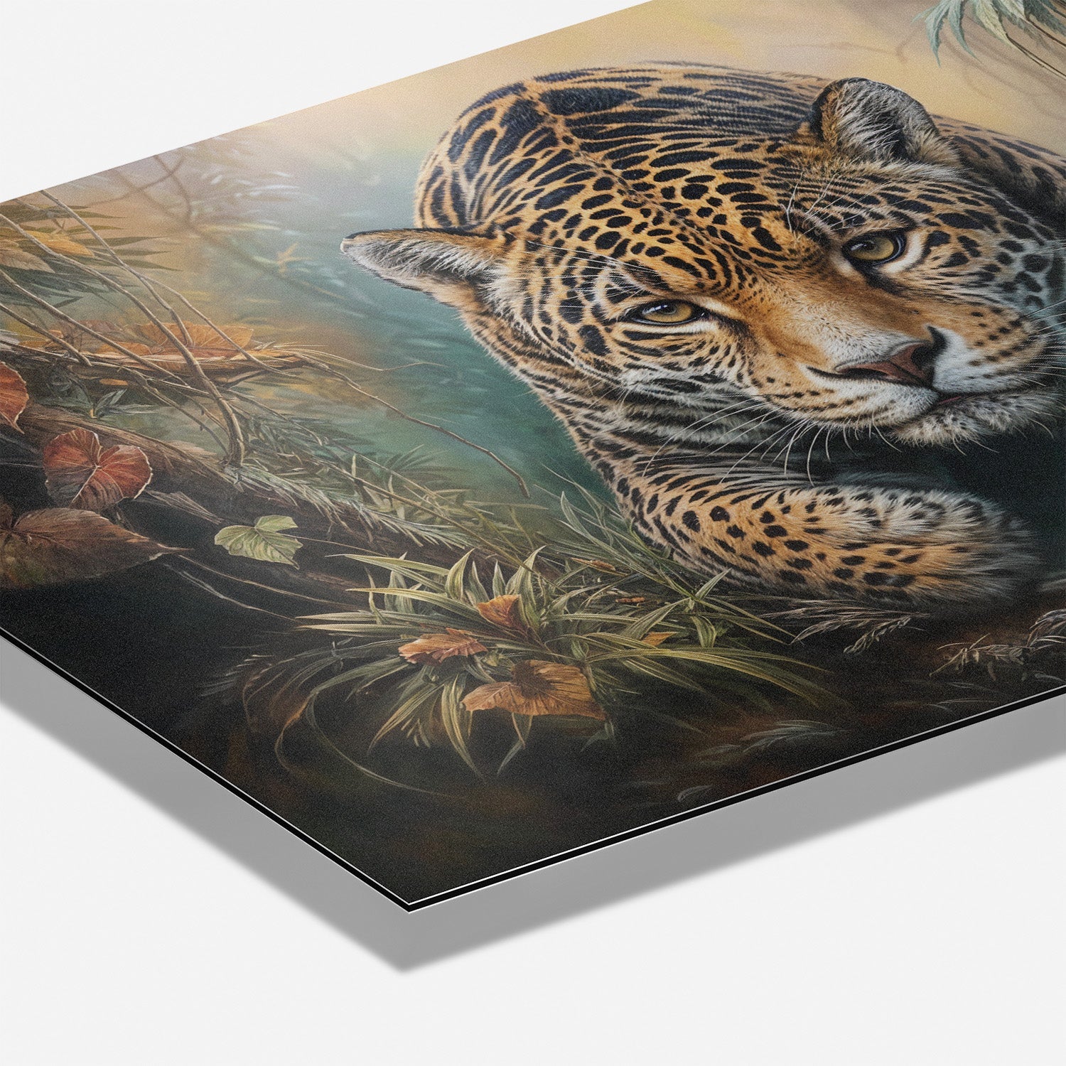 JUNGLE JAGUAR*Dibond*60x40*Dibond*Kunstwerk*Masculina.nl