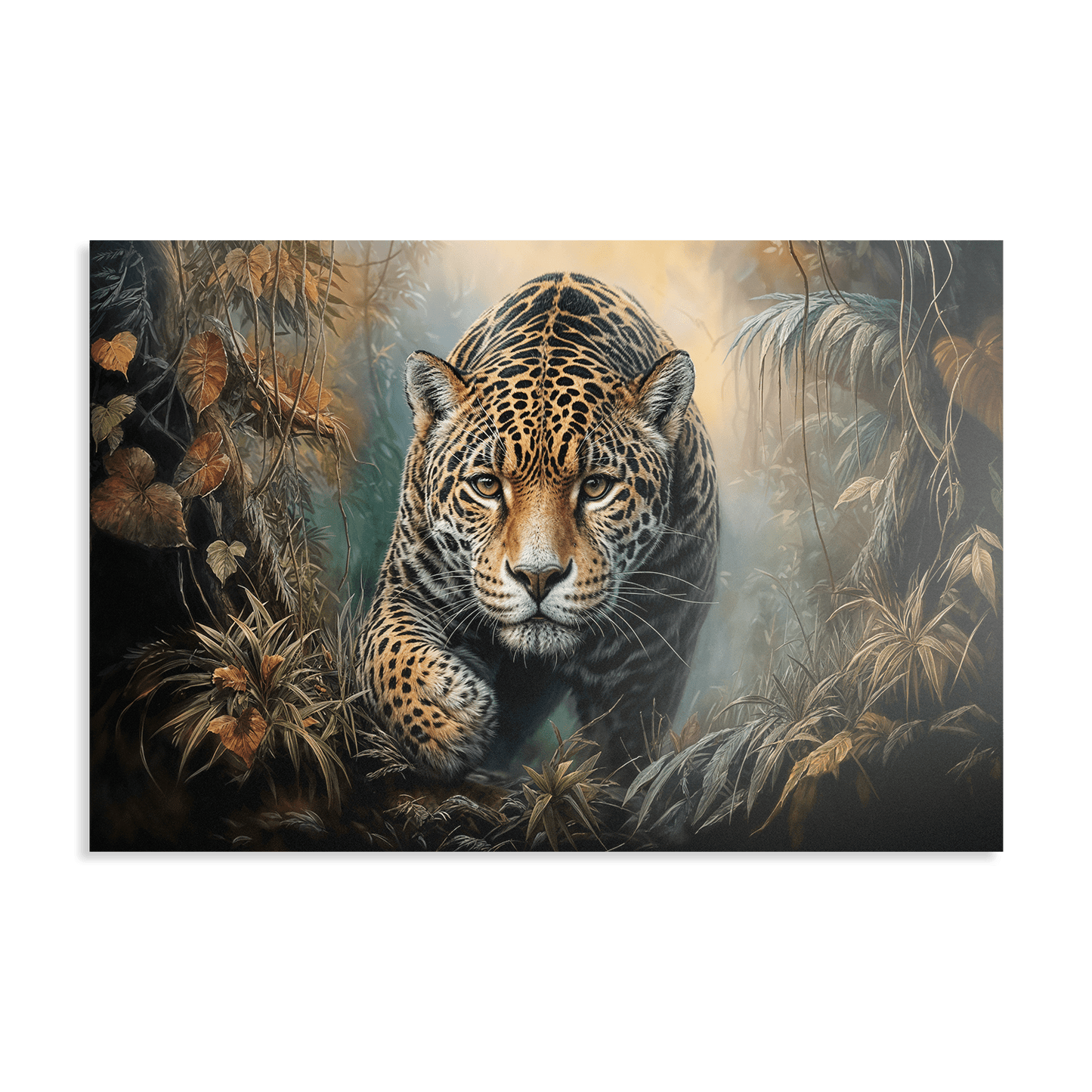 JUNGLE JAGUAR*Dibond*60x40*Dibond*Kunstwerk*Masculina.nl