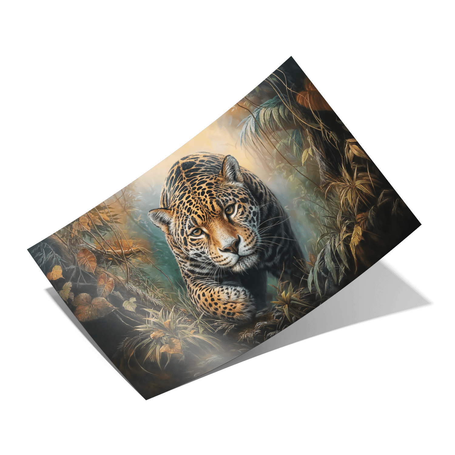 JUNGLE JAGUAR*Papier*60x40*Papier*Kunstwerk*Masculina.nl
