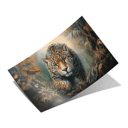 JUNGLE JAGUAR*Papier*60x40*Papier*Kunstwerk*Masculina.nl