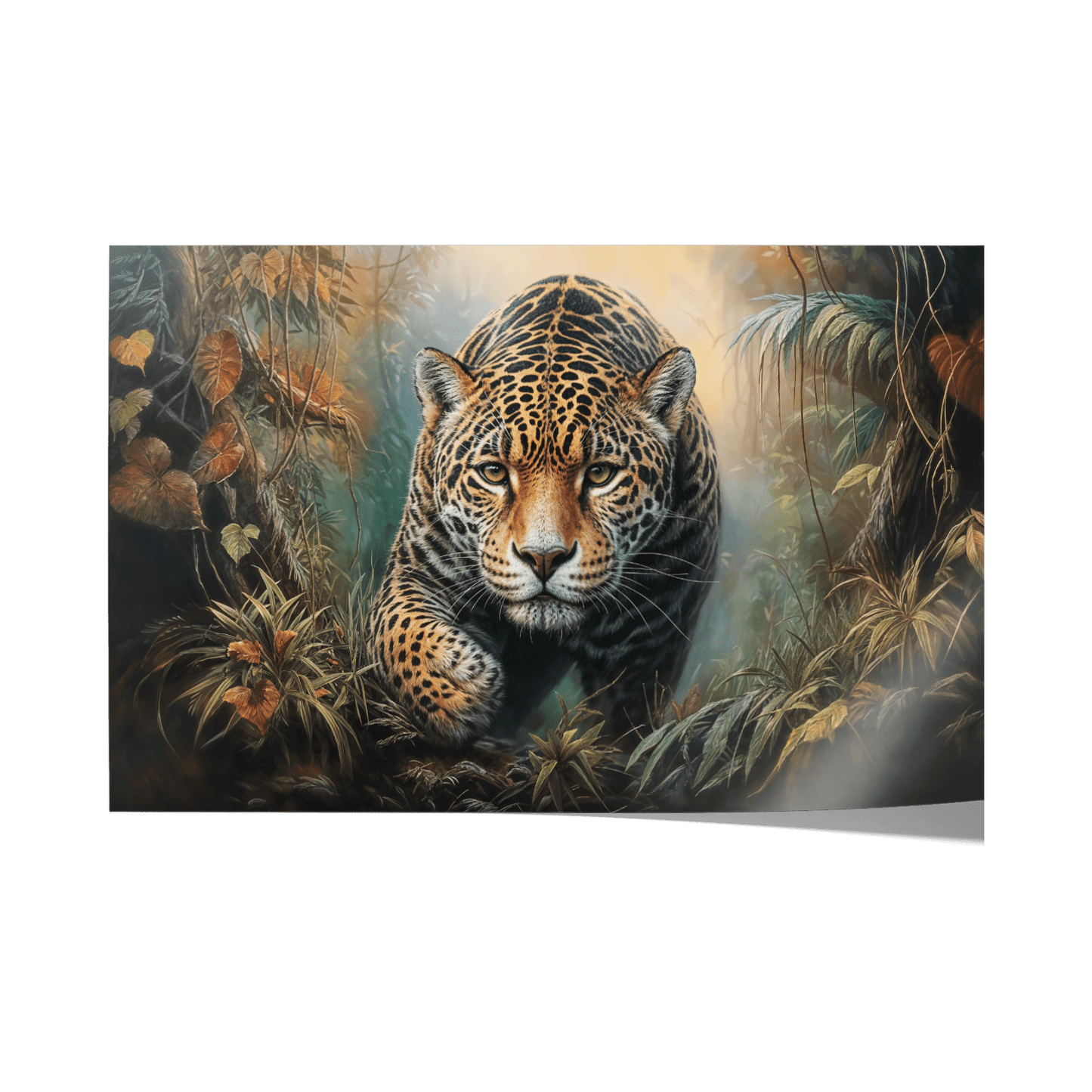 JUNGLE JAGUAR*Papier*60x40*Papier*Kunstwerk*Masculina.nl