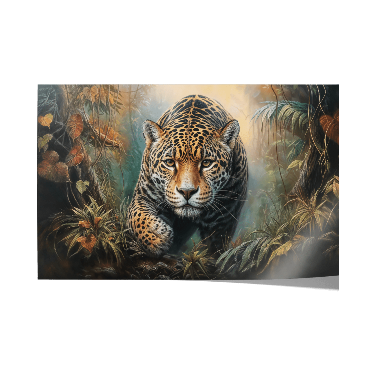 JUNGLE JAGUAR*Papier*60x40*Papier*Kunstwerk*Masculina.nl