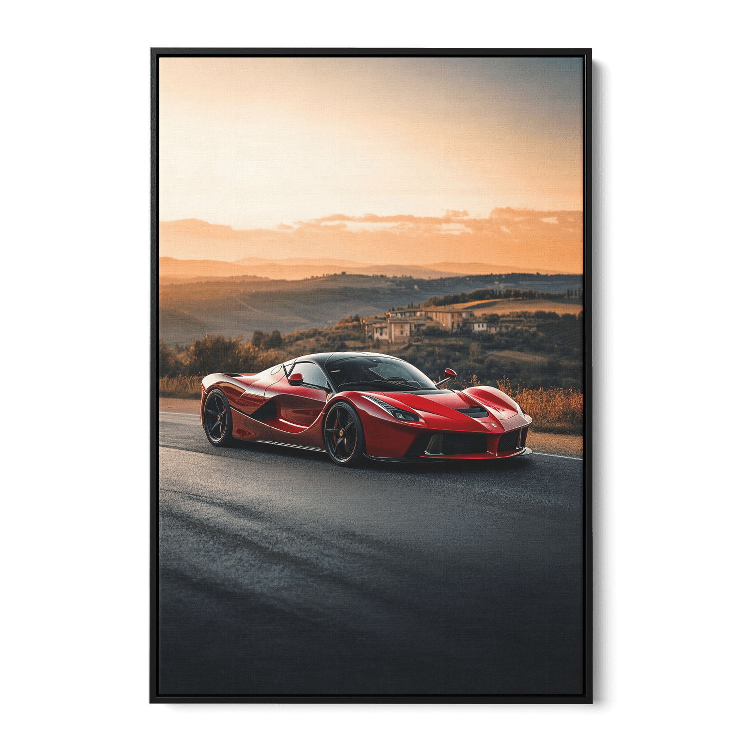 LA FERRARI x ITALY*Canvas*40x60*Baklijst*Kunstwerk*Masculina.nl