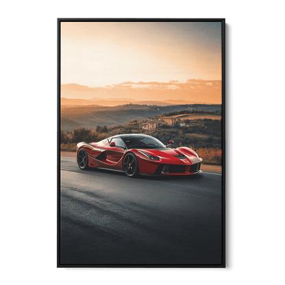 LA FERRARI x ITALY*Canvas*40x60*Baklijst*Kunstwerk*Masculina.nl