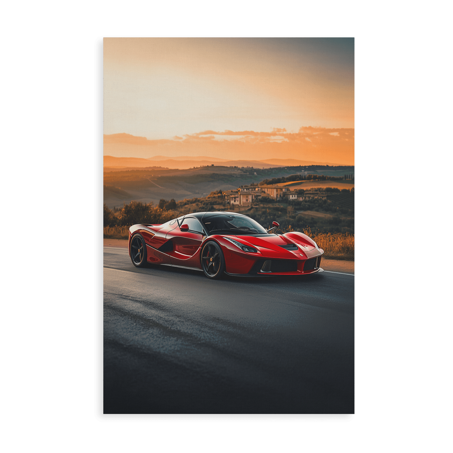 LA FERRARI x ITALY*Canvas*40x60*Canvas*Kunstwerk*Masculina.nl