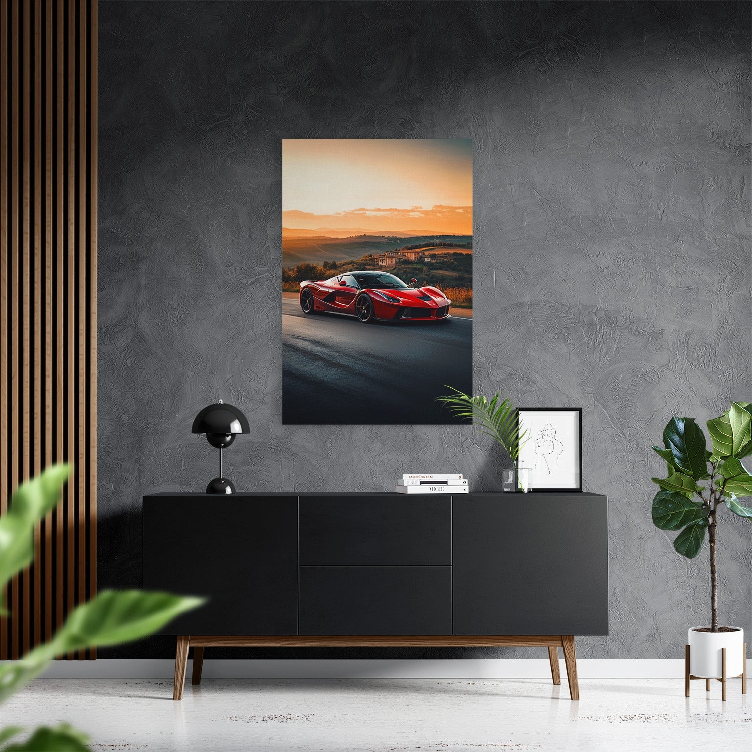 LA FERRARI x ITALY*Canvas*40x60*Canvas*Kunstwerk*Masculina.nl