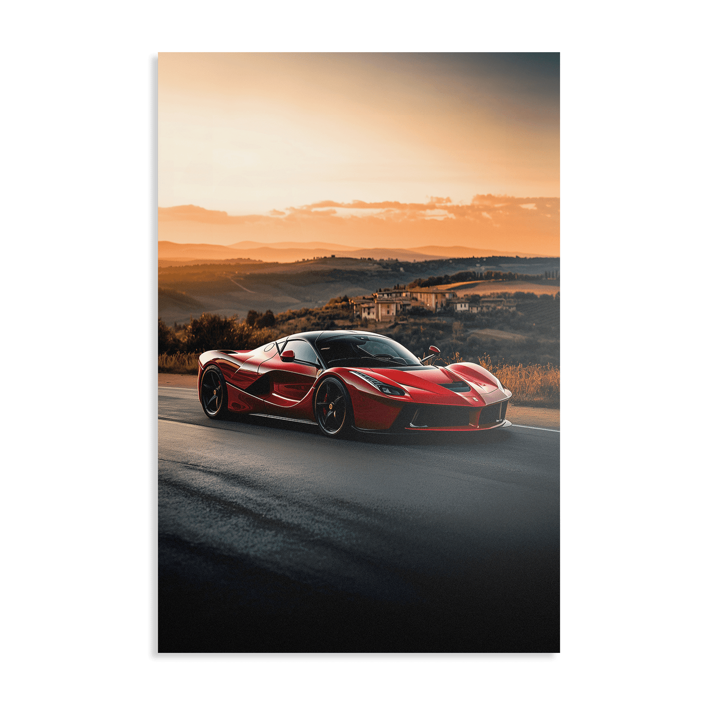 LA FERRARI x ITALY*Dibond*40x60*Dibond*Kunstwerk*Masculina.nl