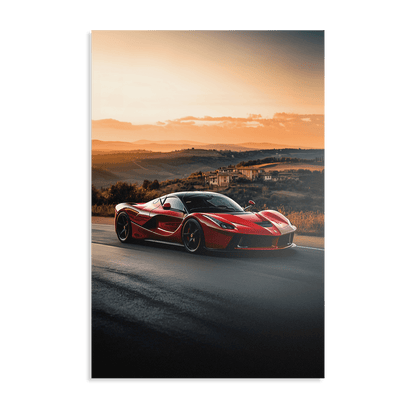 LA FERRARI x ITALY*Dibond*40x60*Dibond*Kunstwerk*Masculina.nl