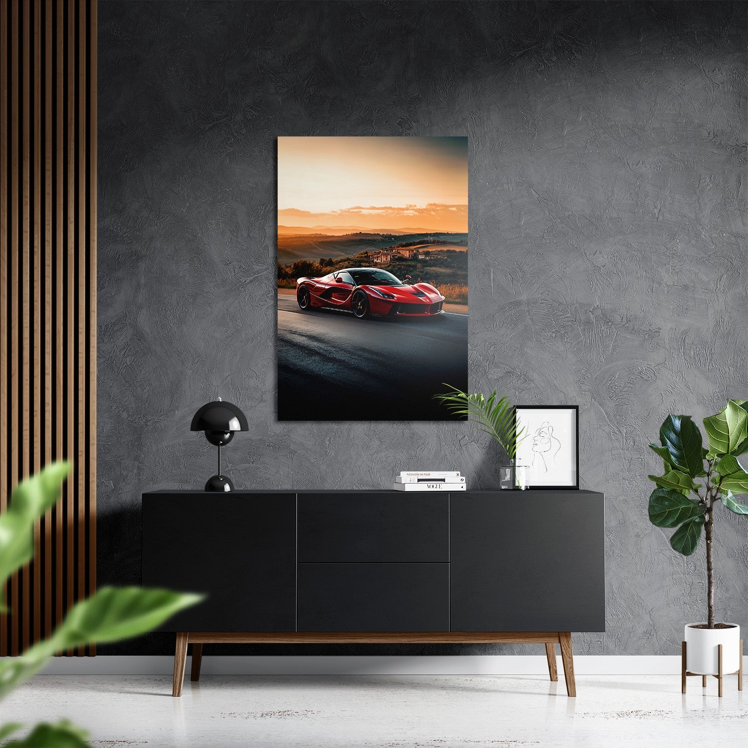 LA FERRARI x ITALY*Dibond*40x60*Dibond*Kunstwerk*Masculina.nl