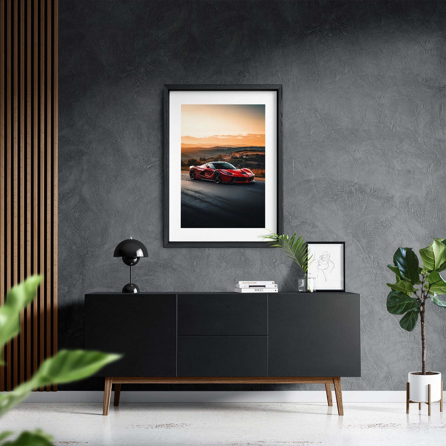 LA FERRARI x ITALY*Papier*40x60*Papier*Kunstwerk*Masculina.nl