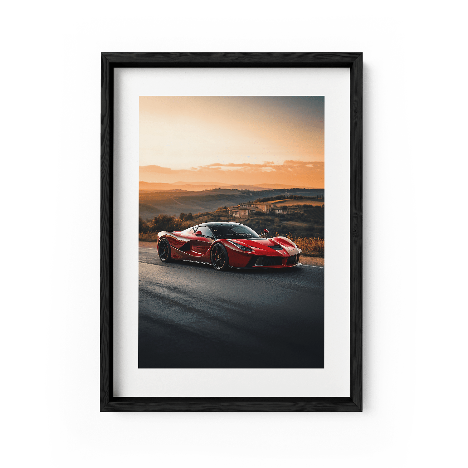LA FERRARI x ITALY*Papier*40x60*Papier*Kunstwerk*Masculina.nl