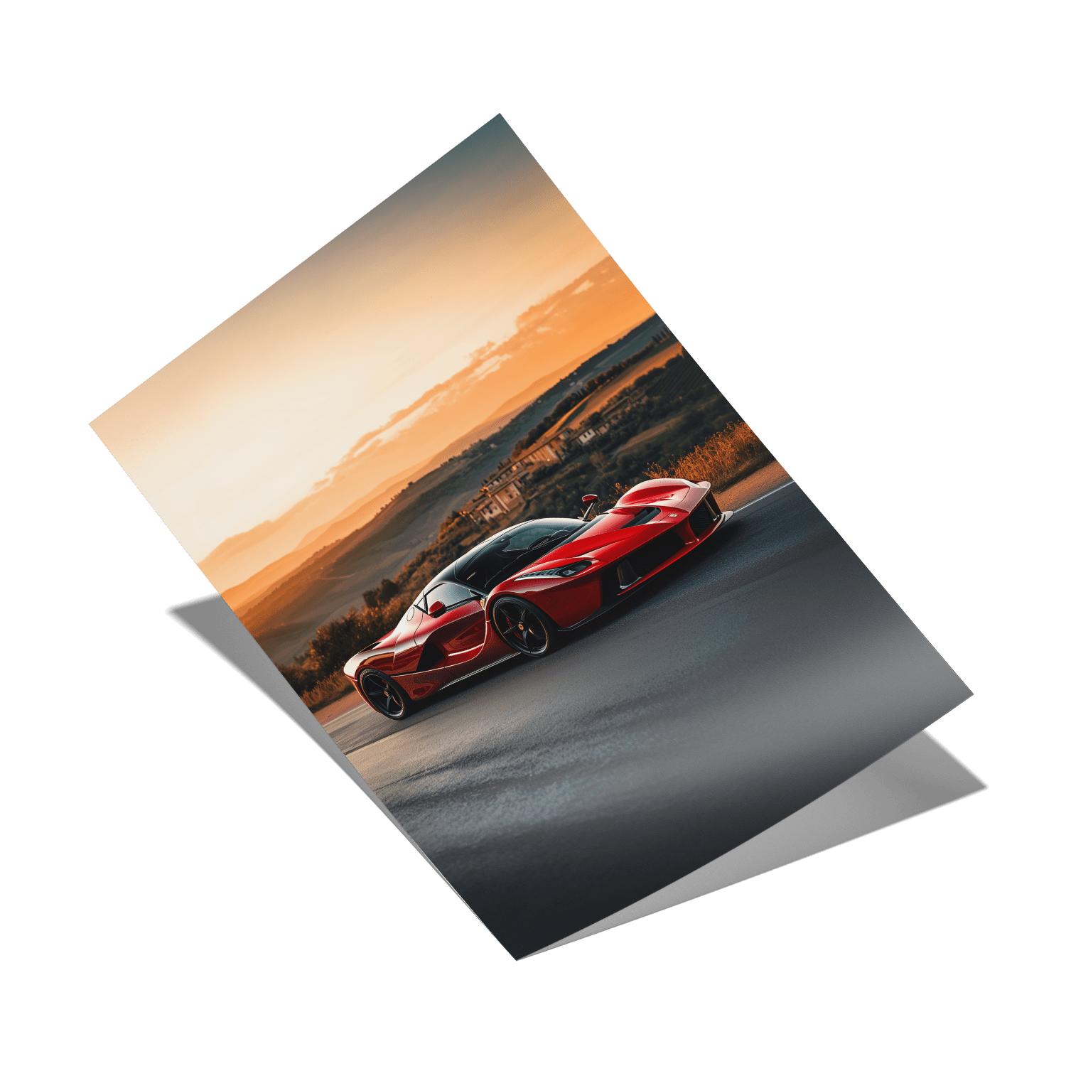 LA FERRARI x ITALY*Papier*40x60*Papier*Kunstwerk*Masculina.nl