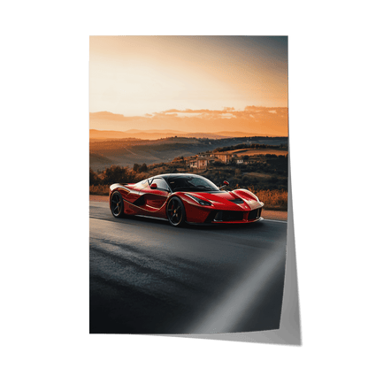LA FERRARI x ITALY*Papier*40x60*Papier*Kunstwerk*Masculina.nl