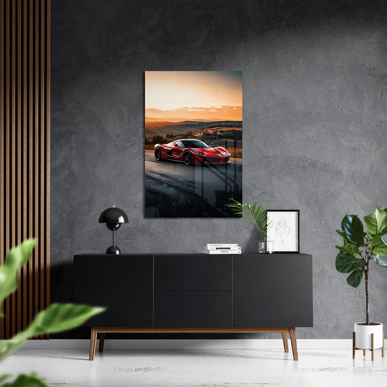 LA FERRARI x ITALY*Plexiglas*40x60*Plexiglas*Kunstwerk*Masculina.nl
