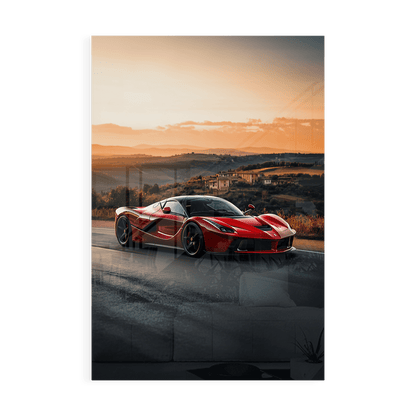 LA FERRARI x ITALY*Plexiglas*40x60*Plexiglas*Kunstwerk*Masculina.nl