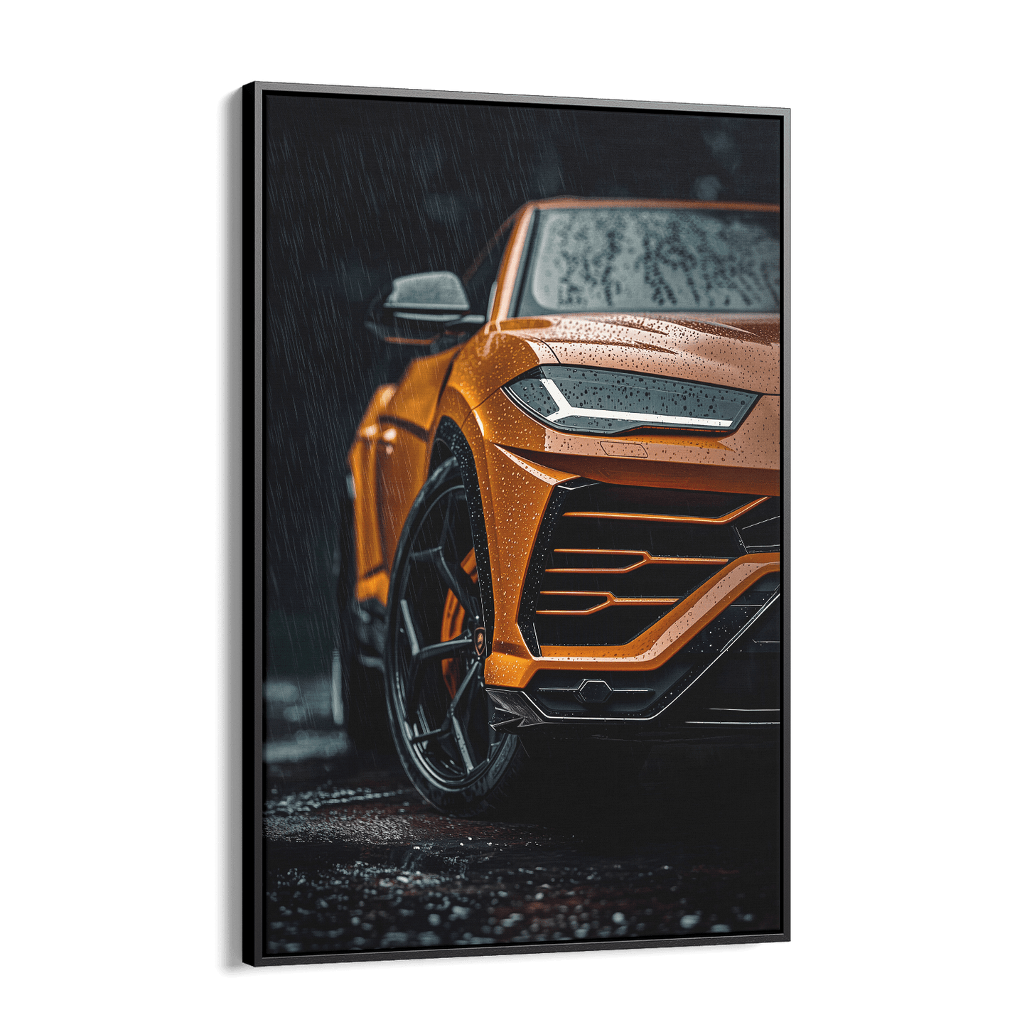 LAMBORGHINI URUS x RAIN*Canvas*40x60*Baklijst*Kunstwerk*Masculina.nl