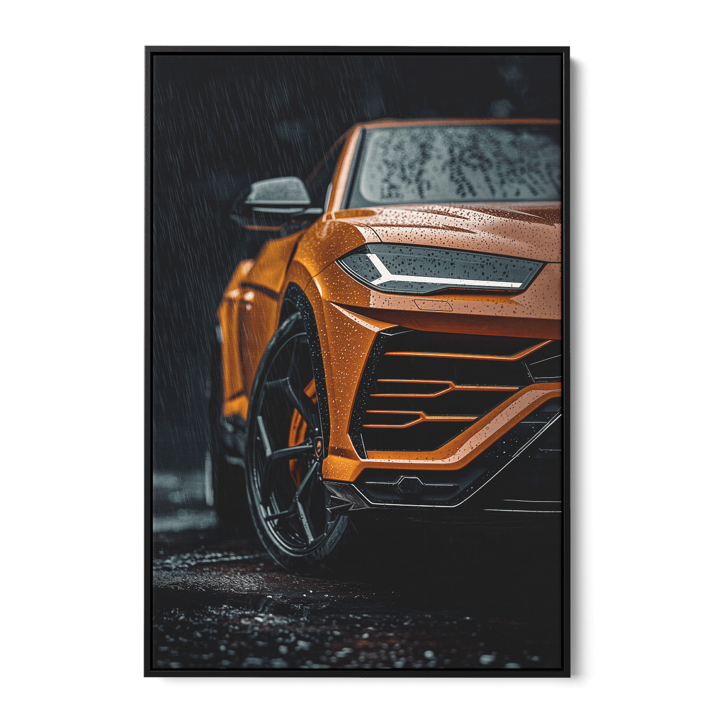 LAMBORGHINI URUS x RAIN*Canvas*40x60*Baklijst*Kunstwerk*Masculina.nl