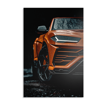 LAMBORGHINI URUS x RAIN*Dibond*40x60*Dibond*Kunstwerk*Masculina.nl