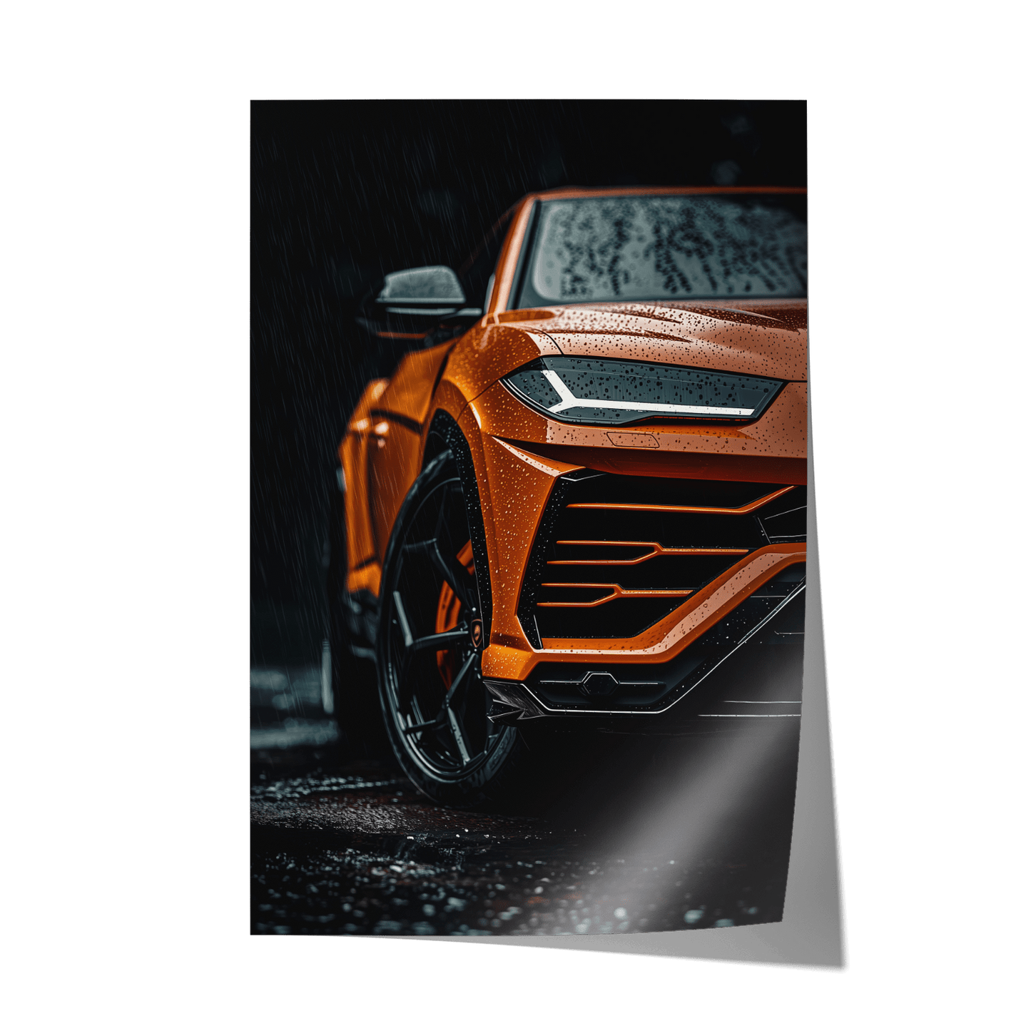 LAMBORGHINI URUS x RAIN*Papier*40x60*Papier*Kunstwerk*Masculina.nl