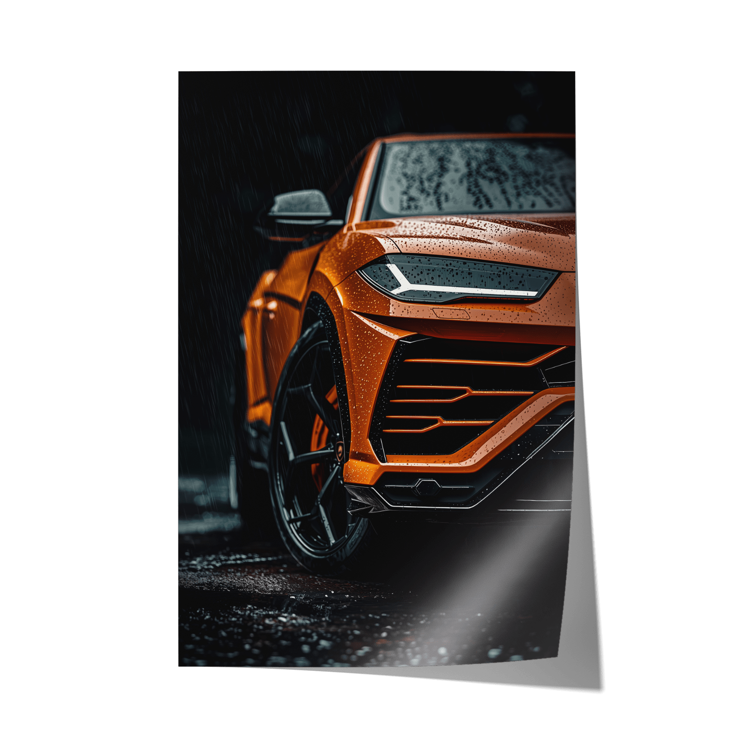 LAMBORGHINI URUS x RAIN*Papier*40x60*Papier*Kunstwerk*Masculina.nl