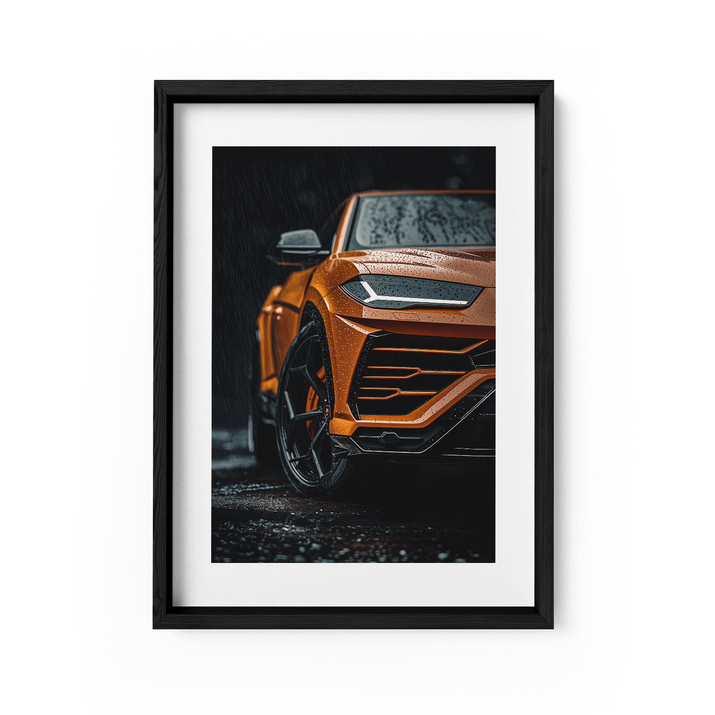 LAMBORGHINI URUS x RAIN*Papier*40x60*Papier*Kunstwerk*Masculina.nl
