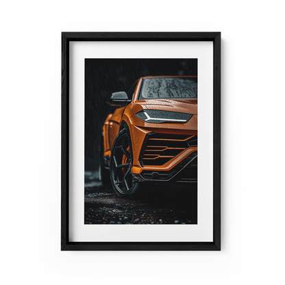 LAMBORGHINI URUS x RAIN*Papier*40x60*Papier*Kunstwerk*Masculina.nl