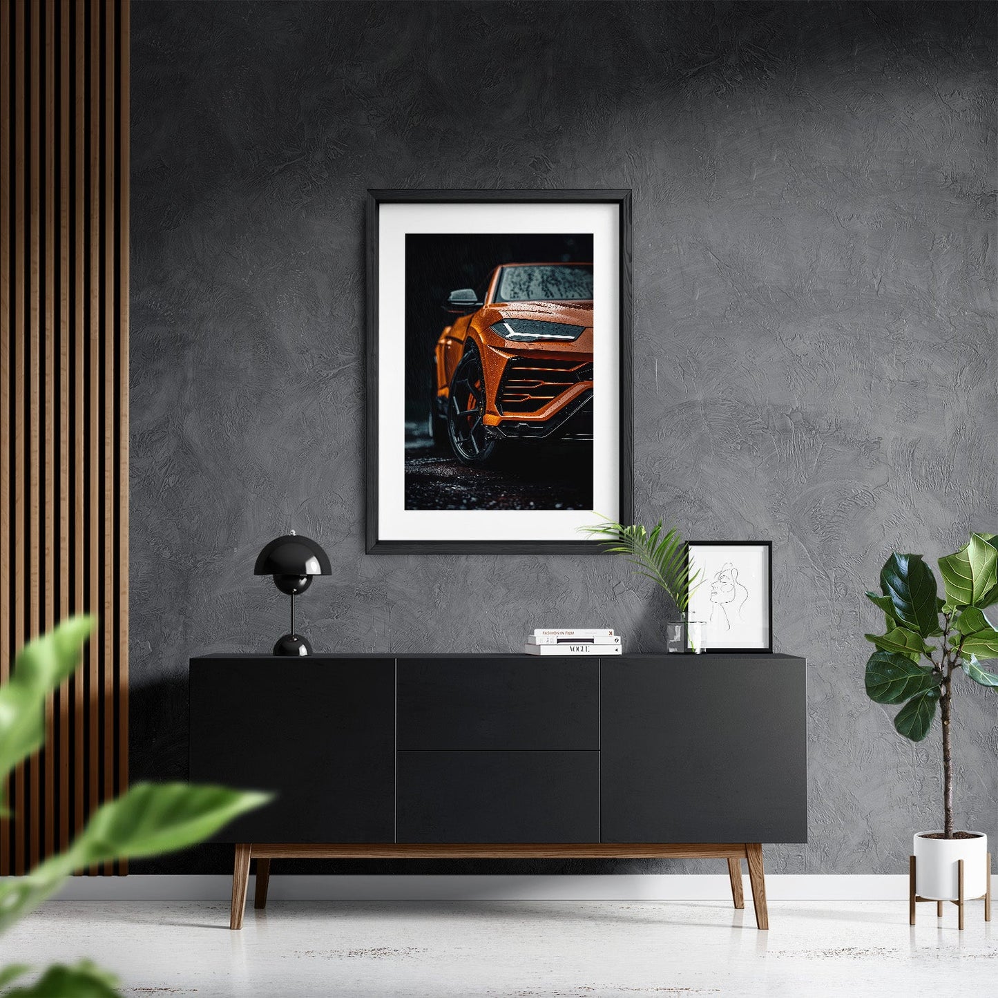 LAMBORGHINI URUS x RAIN*Papier*40x60*Papier*Kunstwerk*Masculina.nl