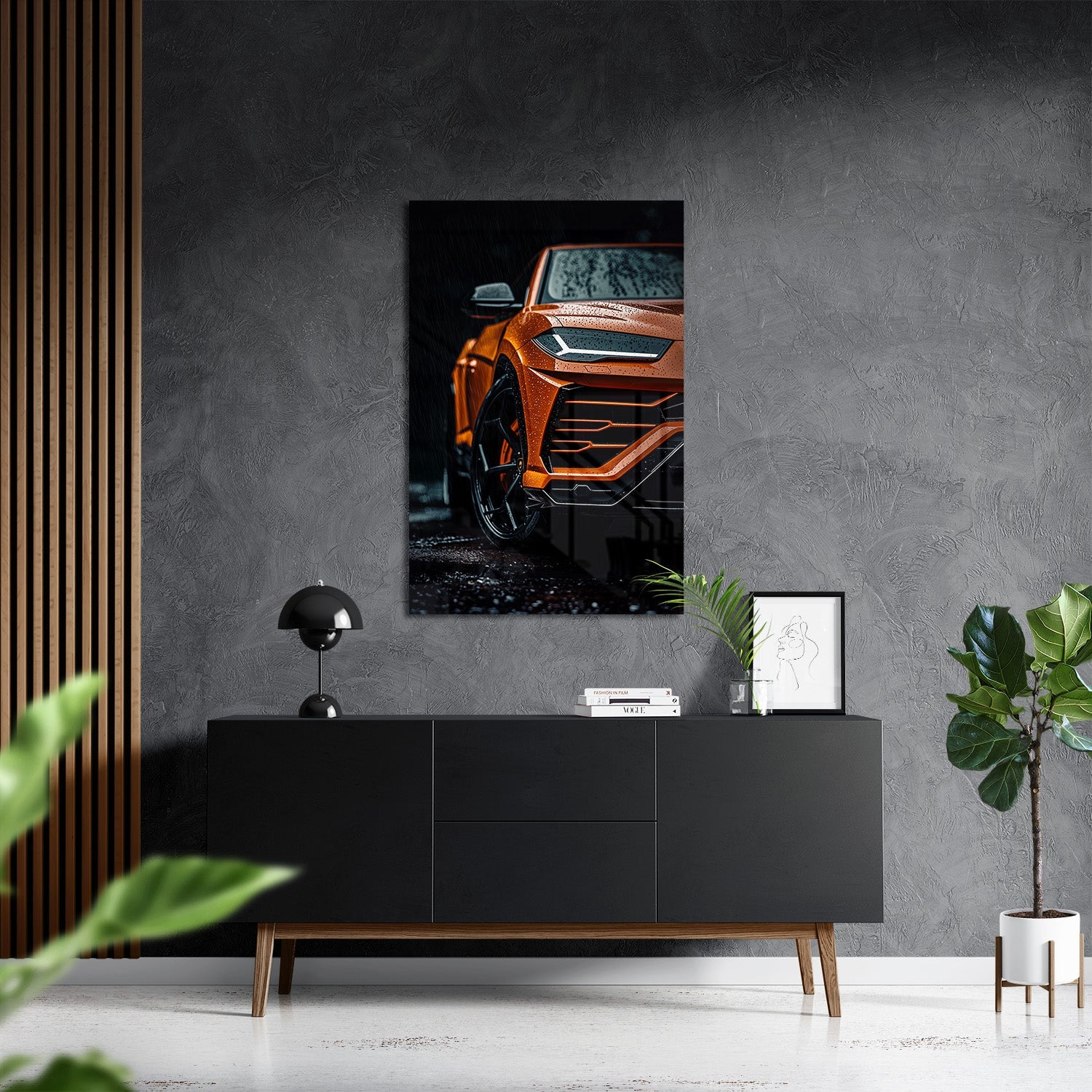 LAMBORGHINI URUS x RAIN*Plexiglas*40x60*Plexiglas*Kunstwerk*Masculina.nl