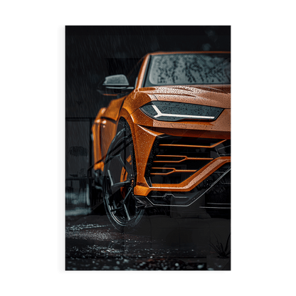 LAMBORGHINI URUS x RAIN*Plexiglas*40x60*Plexiglas*Kunstwerk*Masculina.nl
