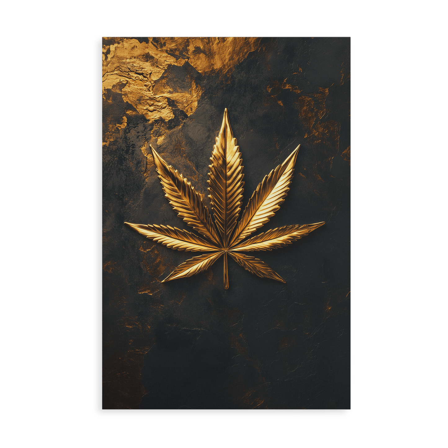 LEAF OF GOLD*Canvas*40x60*Canvas*Kunstwerk*Masculina.nl