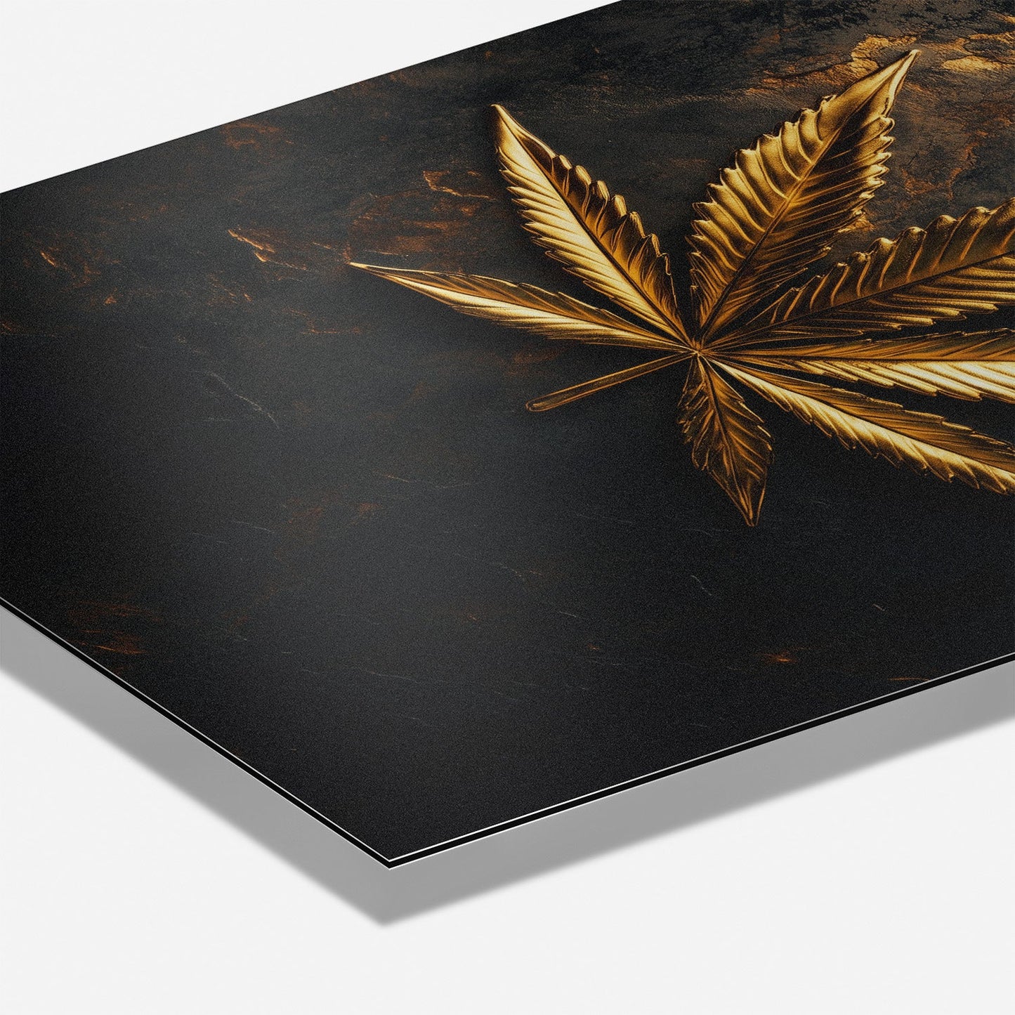 LEAF OF GOLD*Dibond*40x60*Dibond*Kunstwerk*Masculina.nl