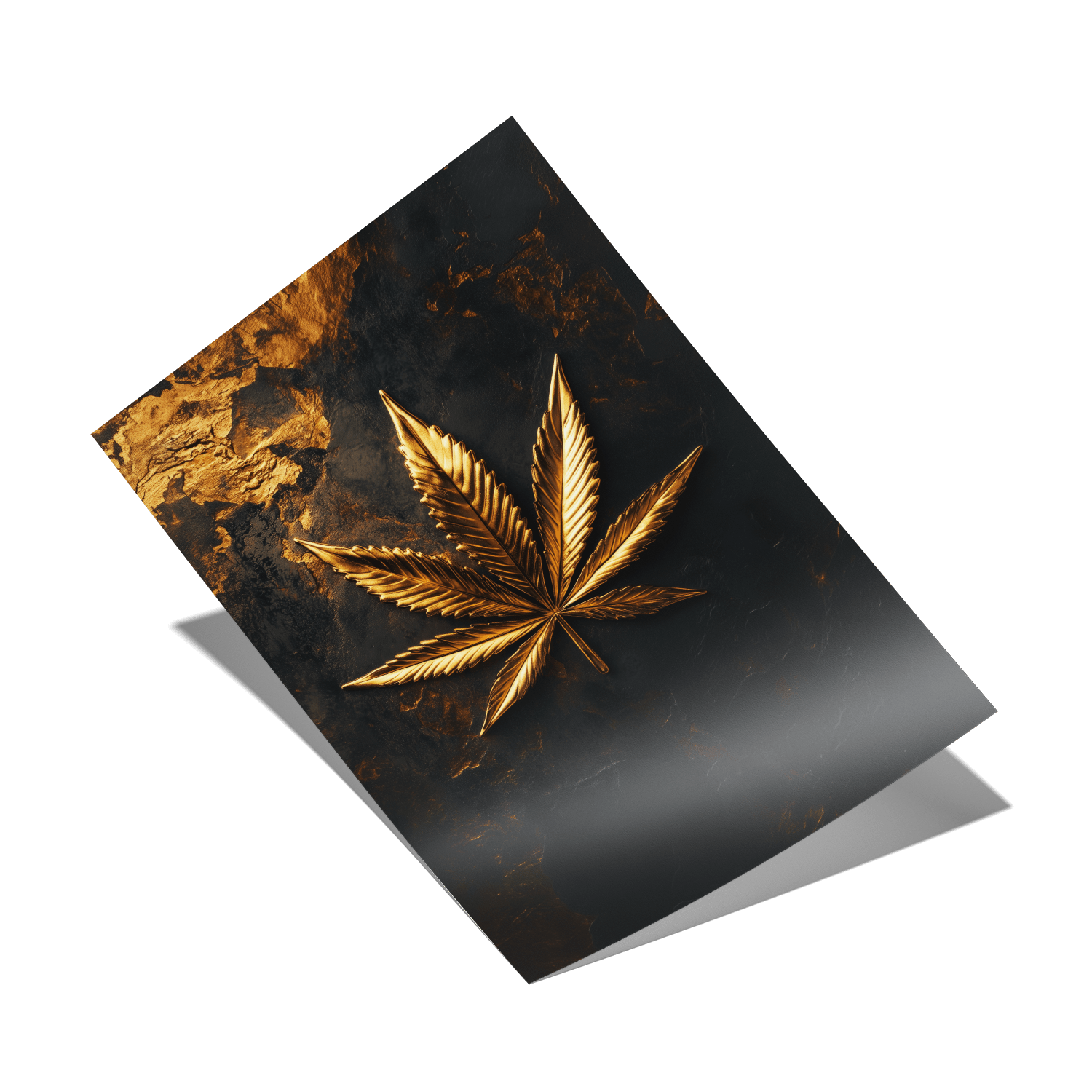 LEAF OF GOLD*Papier*40x60*Papier*Kunstwerk*Masculina.nl