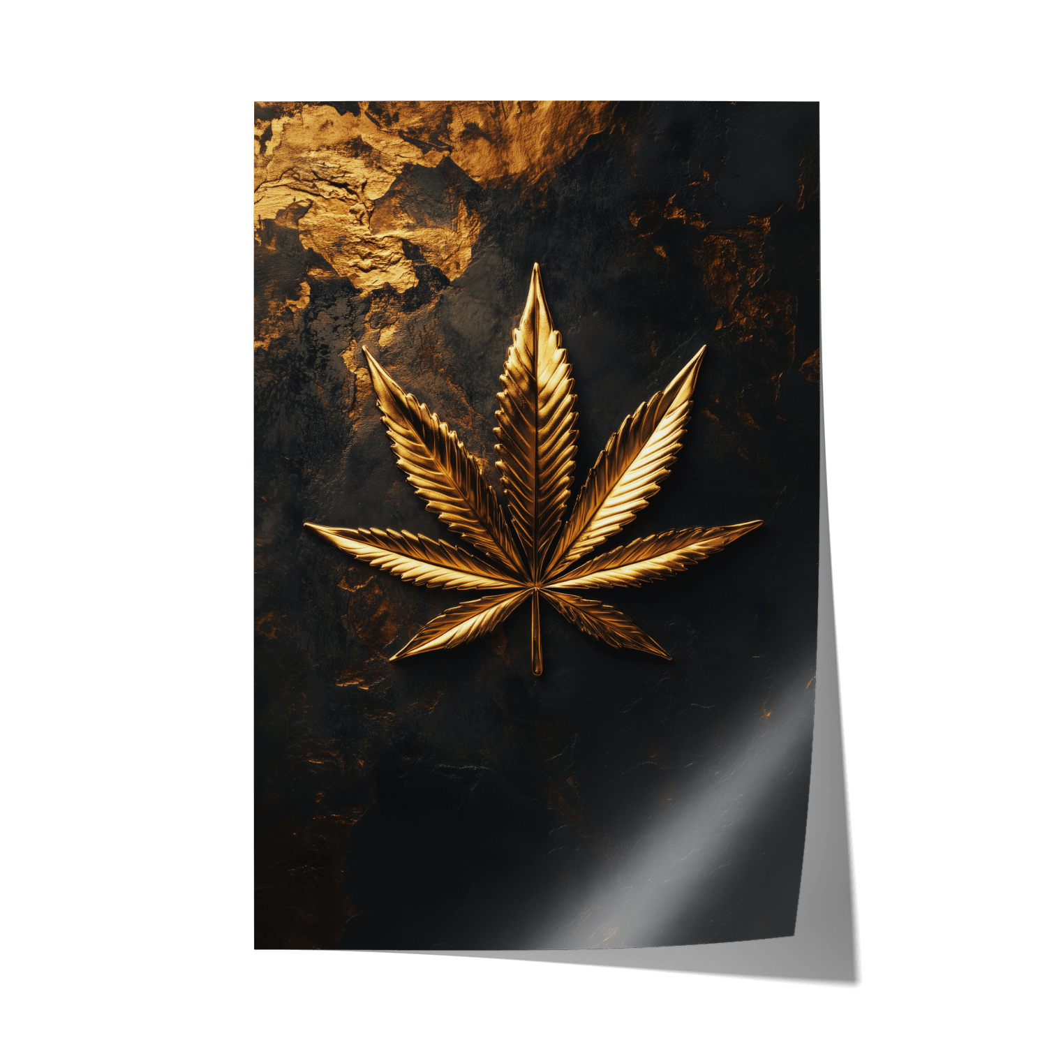 LEAF OF GOLD*Papier*40x60*Papier*Kunstwerk*Masculina.nl