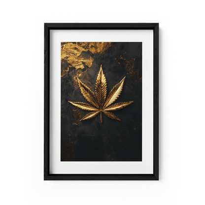 LEAF OF GOLD*Papier*40x60*Papier*Kunstwerk*Masculina.nl
