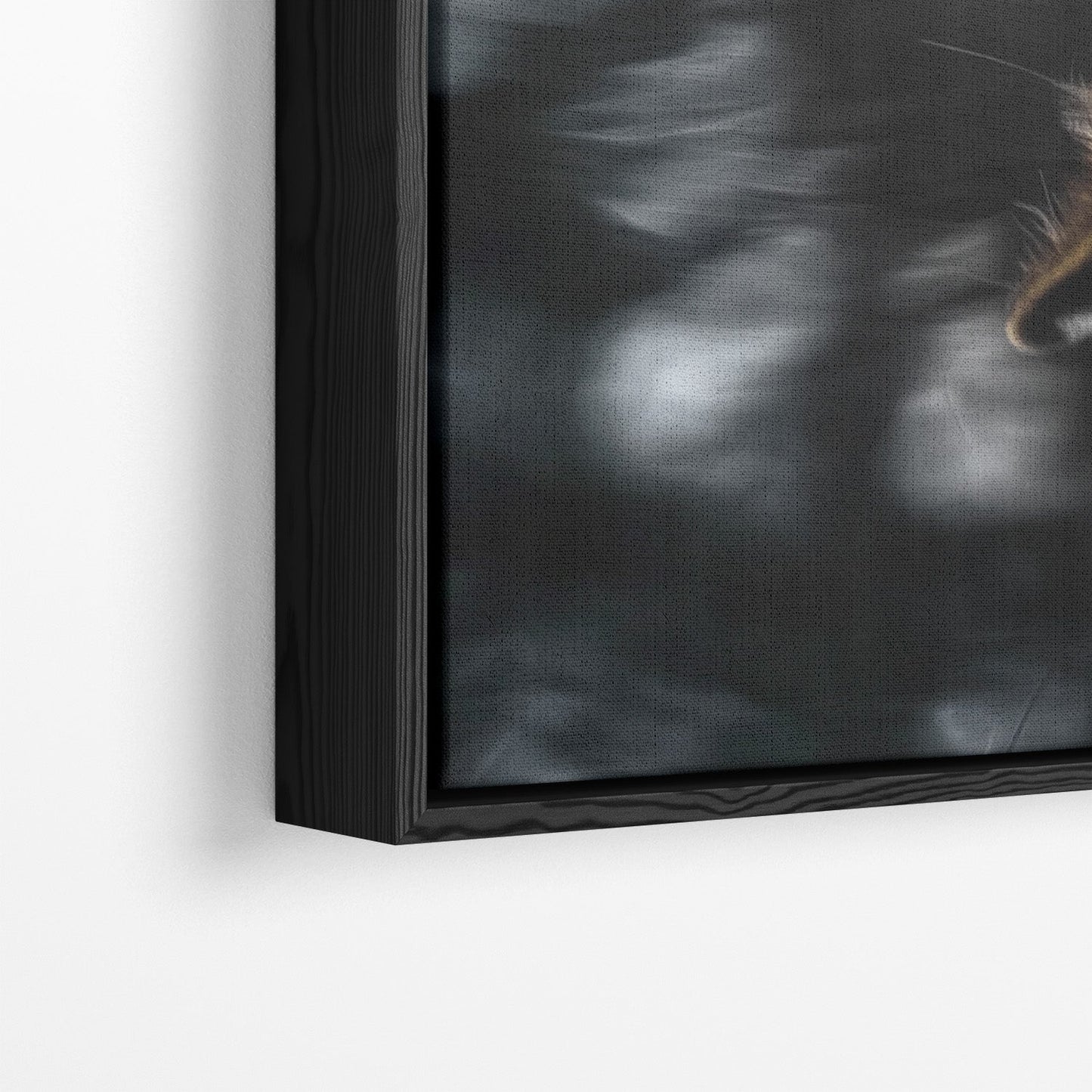 LEOPARD AT WATERSIDE*Canvas*40x60*Baklijst*Kunstwerk*Masculina.nl