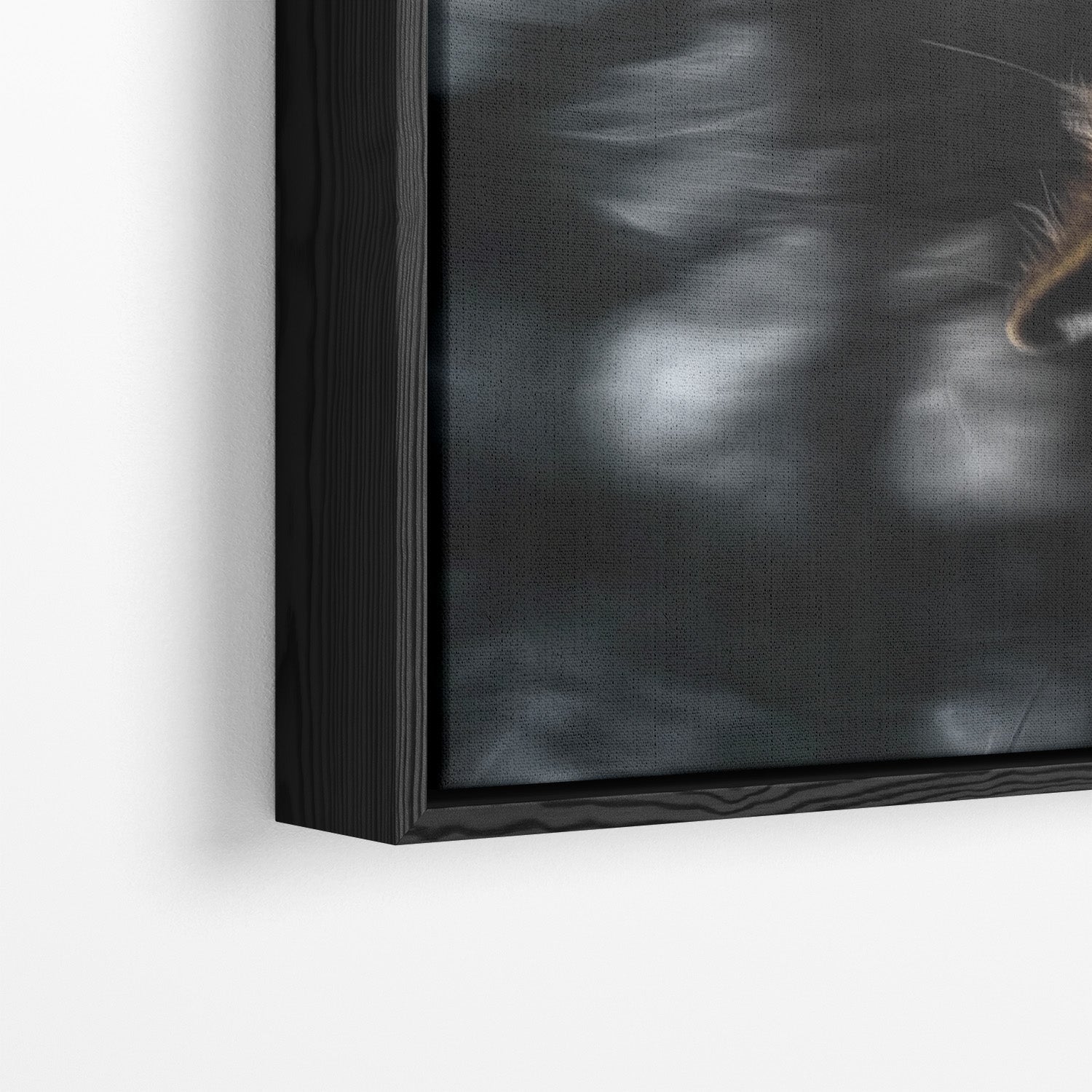 LEOPARD AT WATERSIDE*Canvas*40x60*Baklijst*Kunstwerk*Masculina.nl