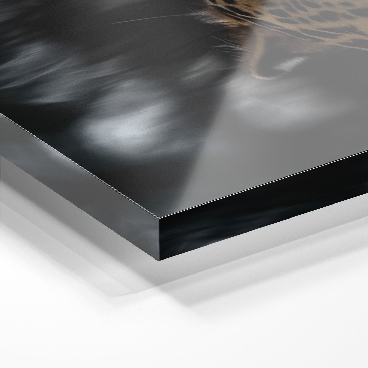 LEOPARD AT WATERSIDE*Plexiglas*40x60*Plexiglas*Kunstwerk*Masculina.nl