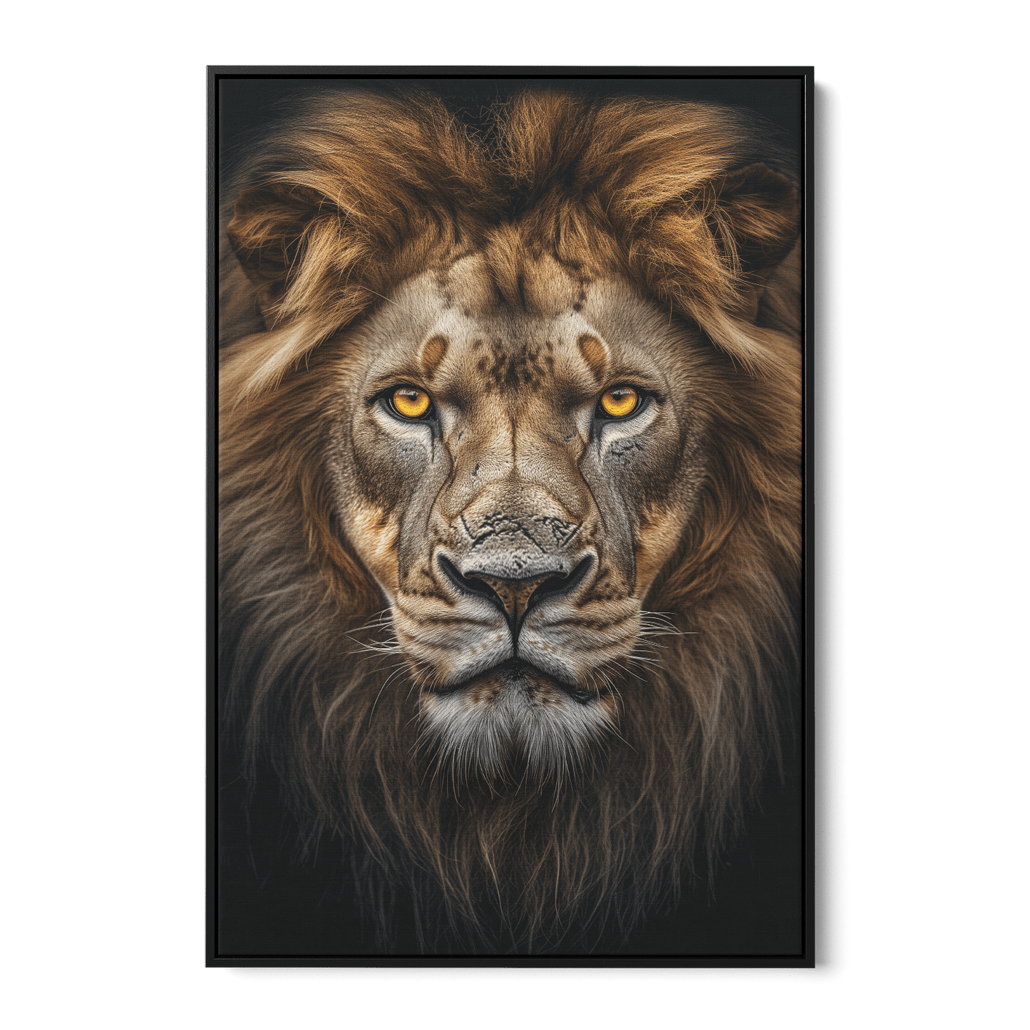 LION PORTRAIT*Canvas*40x60*Baklijst*Kunstwerk*Masculina.nl