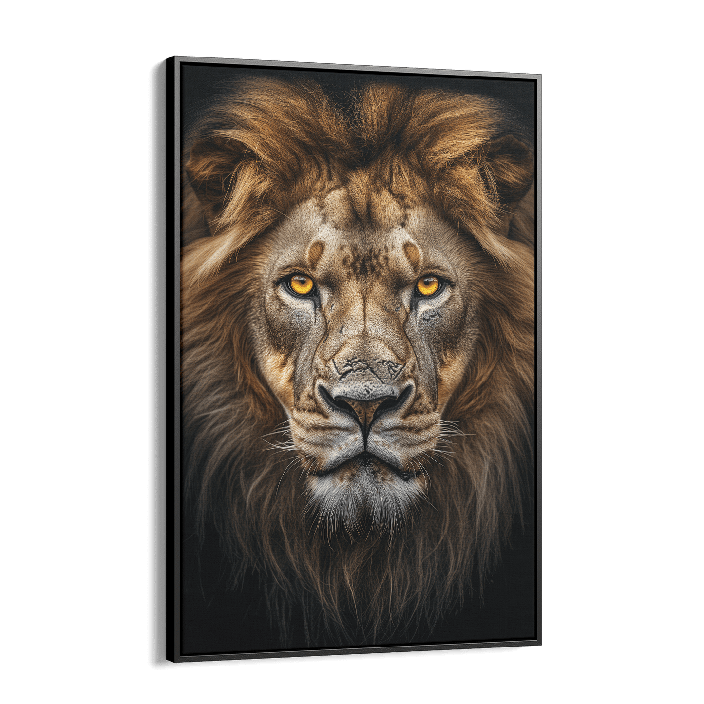 LION PORTRAIT*Canvas*40x60*Baklijst*Kunstwerk*Masculina.nl