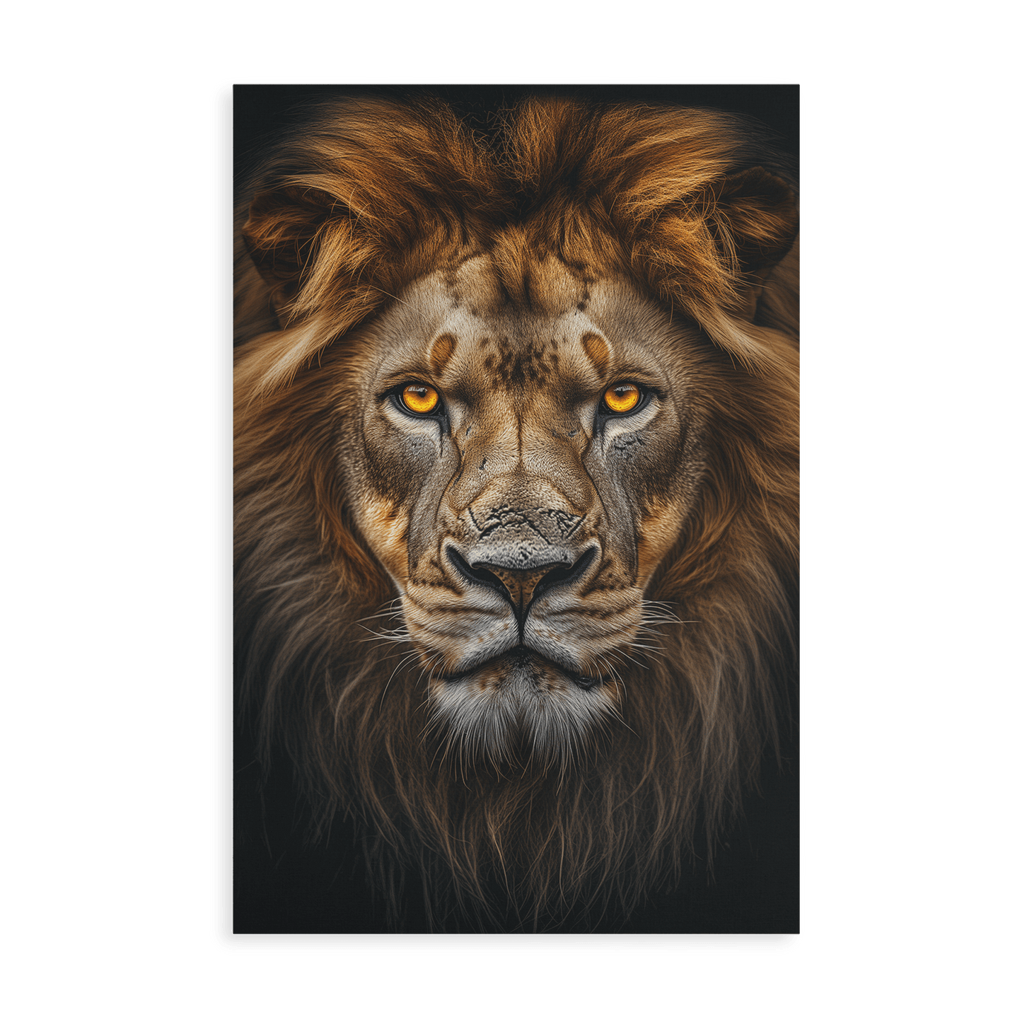 LION PORTRAIT*Canvas*40x60*Canvas*Kunstwerk*Masculina.nl