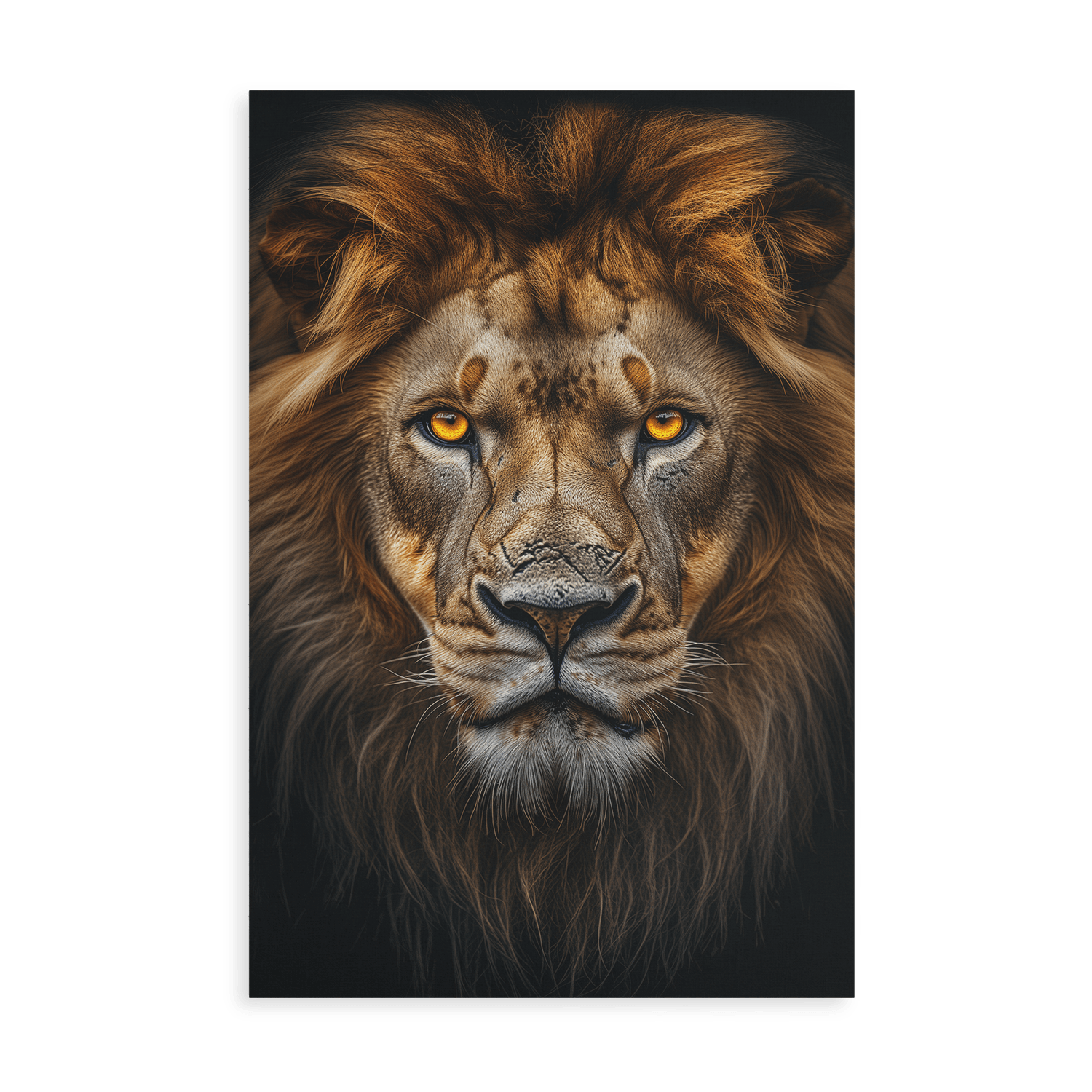 LION PORTRAIT*Canvas*40x60*Canvas*Kunstwerk*Masculina.nl