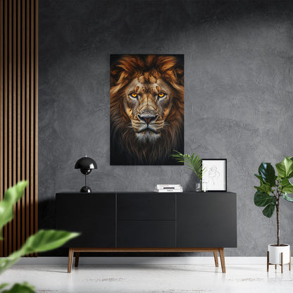 LION PORTRAIT*Canvas*40x60*Canvas*Kunstwerk*Masculina.nl